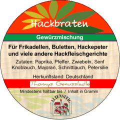Hackbraten 50g