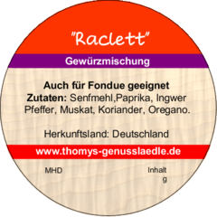 Raclett Gewürzmischung 50g