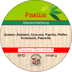 Paella Gewürzmischung 50g Paella Gewürzmischung 50g