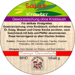 Salatkräuter 80g Salatkräuter 80g