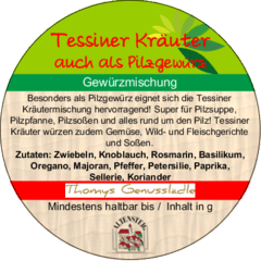 Tessiner Kräutermischung 50g