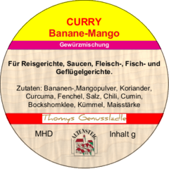 Curry Banane-Mango 50g