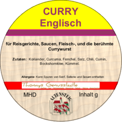 Curry Englisch  50g