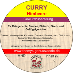 Curry Himbeere 50g