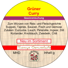 Grüner Curry 50g