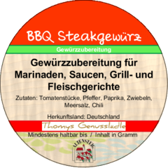 BBQ Steakgewürz 50g