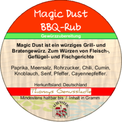 Magic Dust á la Mike Mills Gewürzzubereitung Magic Dust á la Mike Mills Gewürzzubereitung