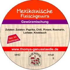 Mexikanische Fleischgewürzmischung 50g