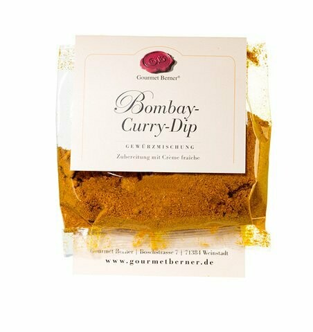Bombay Curry Dip im 10g Glas Bombay Curry Dip im 10g Glas