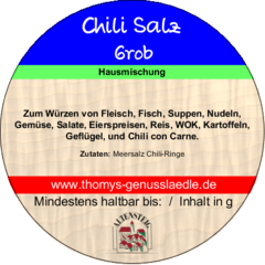 Chilli Salz 100g Chilli Salz 100g