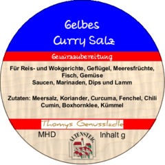 Gelbes Curry Salz 100g Gelbes Curry Salz 100g