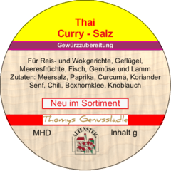 Thai Curry Salz 50g Thai Curry Salz 50g