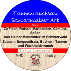 Tannenrauchsalz Schwarzwälder Art