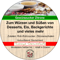 Gewürzzucker Arabica 100g