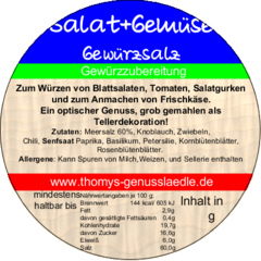 Salat- Gewürzsalz