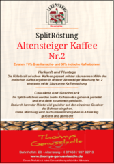 Altensteiger Kaffee Nr.2 - Hausmarke - Splitmischung