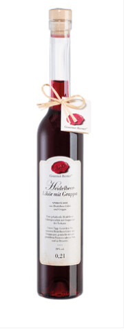 Heidelbeer-Likör mit Grappa, 20% vol. 0,2l oder 1,0l Heidelbeer-Likör mit Grappa, 20% vol. 0,2l oder 1,0l