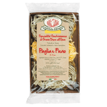 Fettuccine paglia e fieno
Eierbandnudeln, grün & gelb