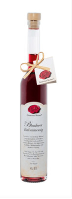 Blaubeer Balsamessig 5% Säure, 0,1l Blaubeer Balsamessig 5% Säure, 0,1l