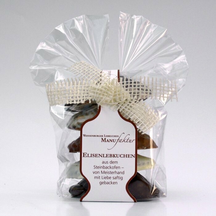 Elisenlebkuchen gemischt 5-er Päckchen,  mit feinem Marzipan