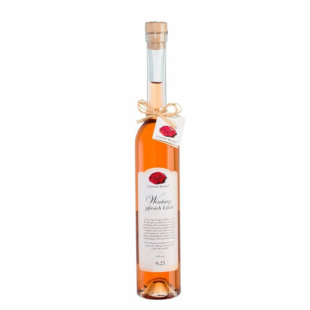 Weinbergpfirsich Likör, 20% vol., 0,2l