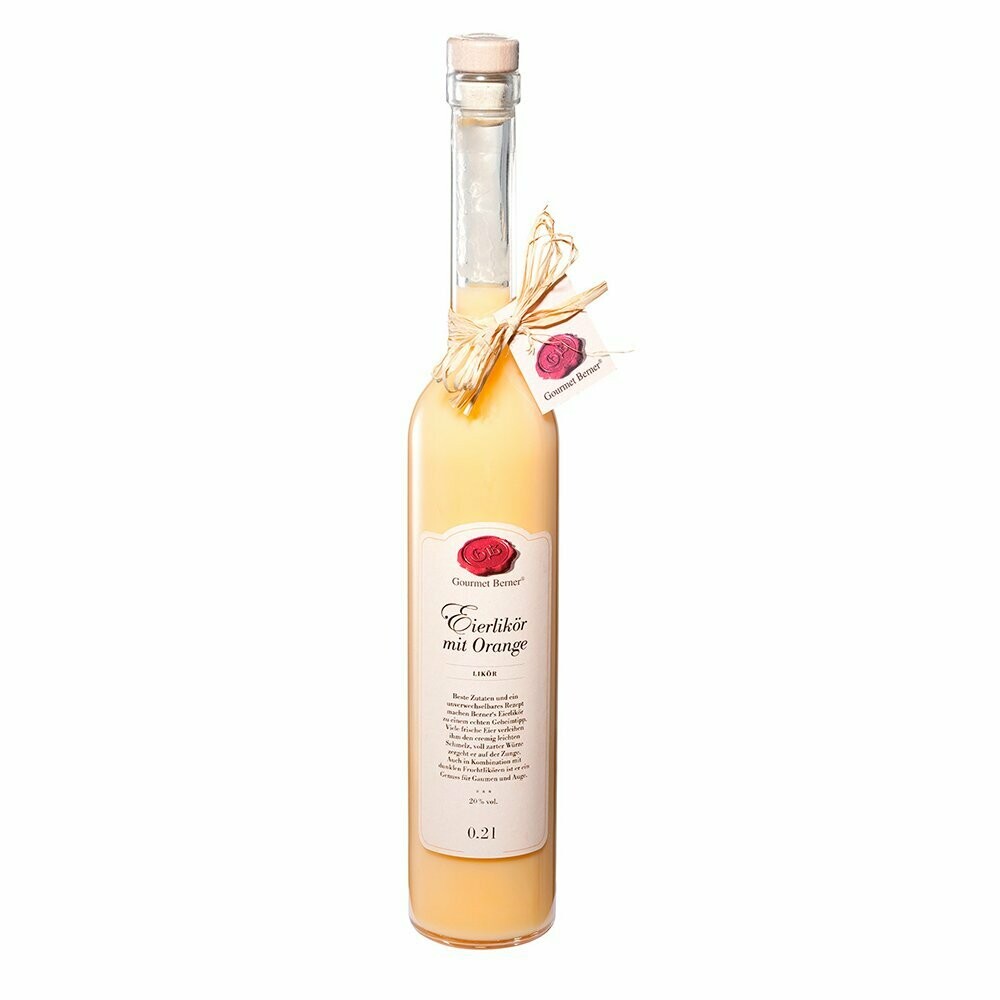 Eierlikör mit Orange, 20% vol