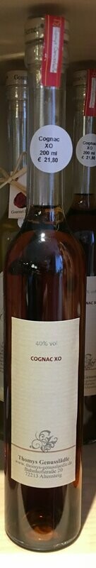 Cognac  XO   40%  vol.  0,2l