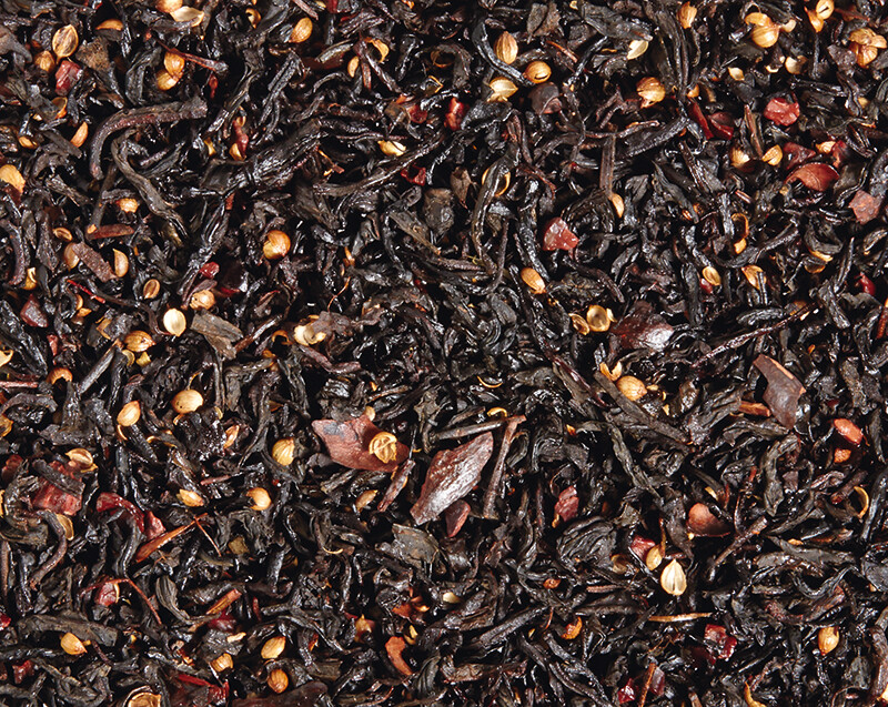 Schwarzteemischung Dunkle Schokolade Zartbitter-Note aromatisiert