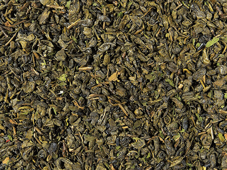 Grüntee Gunpowder Grüner Menthos Minz-Note aromatisiert  - Topseller-
