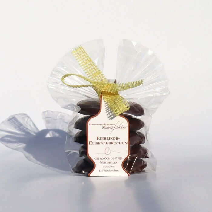 Neu!  Eierlikör-Elisenlebkuchen Zartbitter  5-er Päckchen