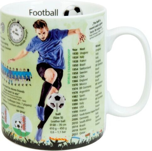 Becher Wissensbecher Football