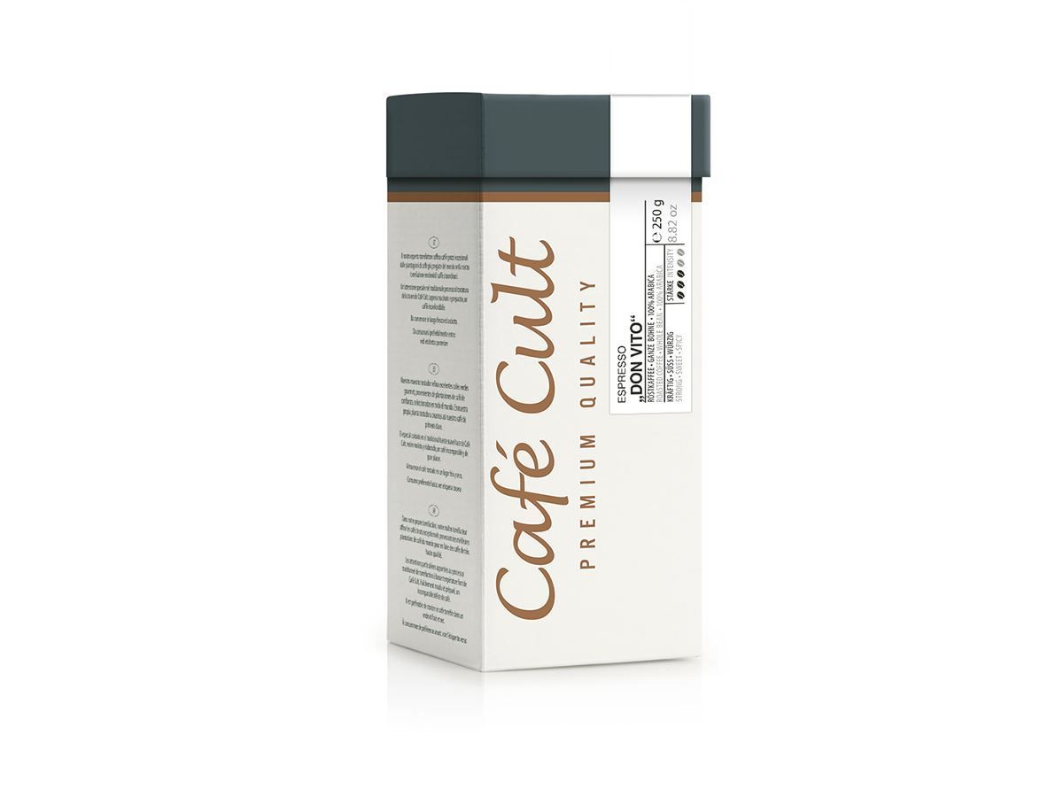 Cafe Cult.  Espresso Don Vito,  ganze Bohne