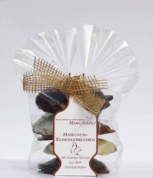 Haselnuss-Elisenlebkuchen  gemischt5-er Päckchen Haselnuss-Elisenlebkuchen  gemischt5-er Päckchen