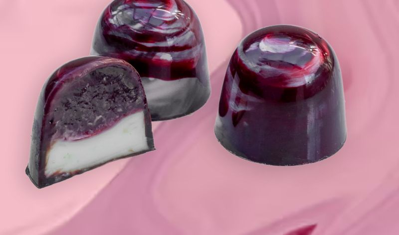 Himbeer-Mascarpone  12g  Alkoholfreie Praline Himbeer-Mascarpone  12g  Alkoholfreie Praline