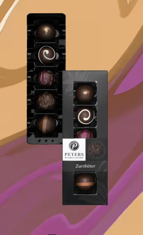 5er Zartbitter-Trüffel 62 g    mit Alkohol 5er Zartbitter-Trüffel 62 g    mit Alkohol