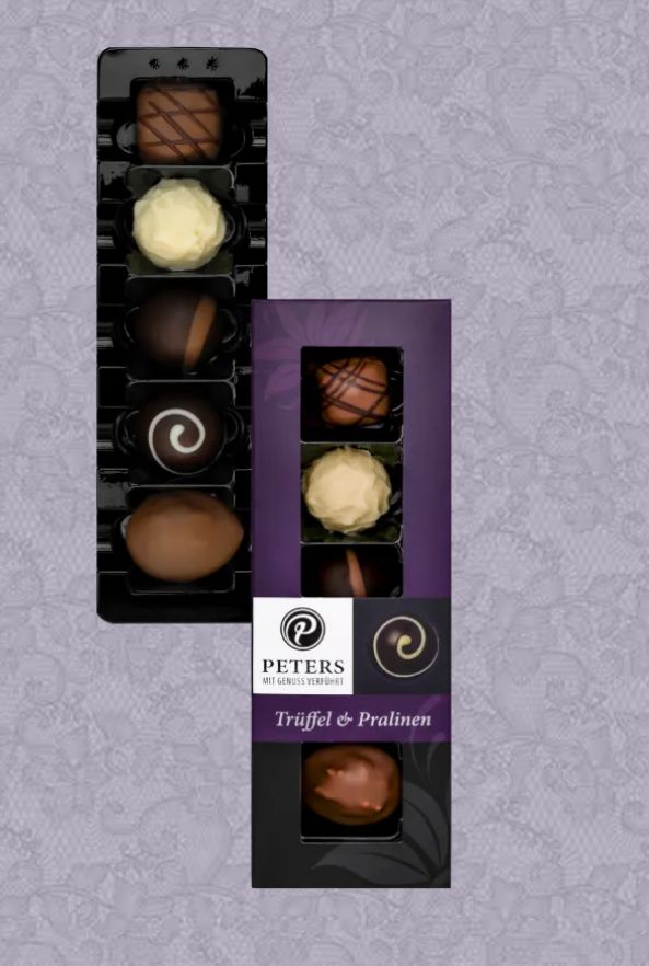 5er Trüffel & Pralinen    mit und ohne Alkohol 5er Trüffel & Pralinen    mit und ohne Alkohol