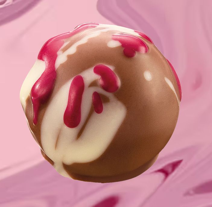 Himbeer-Prosecco-Trüffel 12g  mit Alkohol Himbeer-Prosecco-Trüffel 12g  mit Alkohol