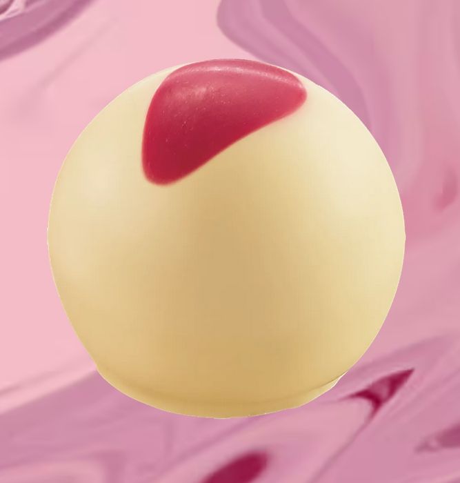 Rote Grütze-Vanille-Trüffel 12g  mit Alkohol Rote Grütze-Vanille-Trüffel 12g  mit Alkohol