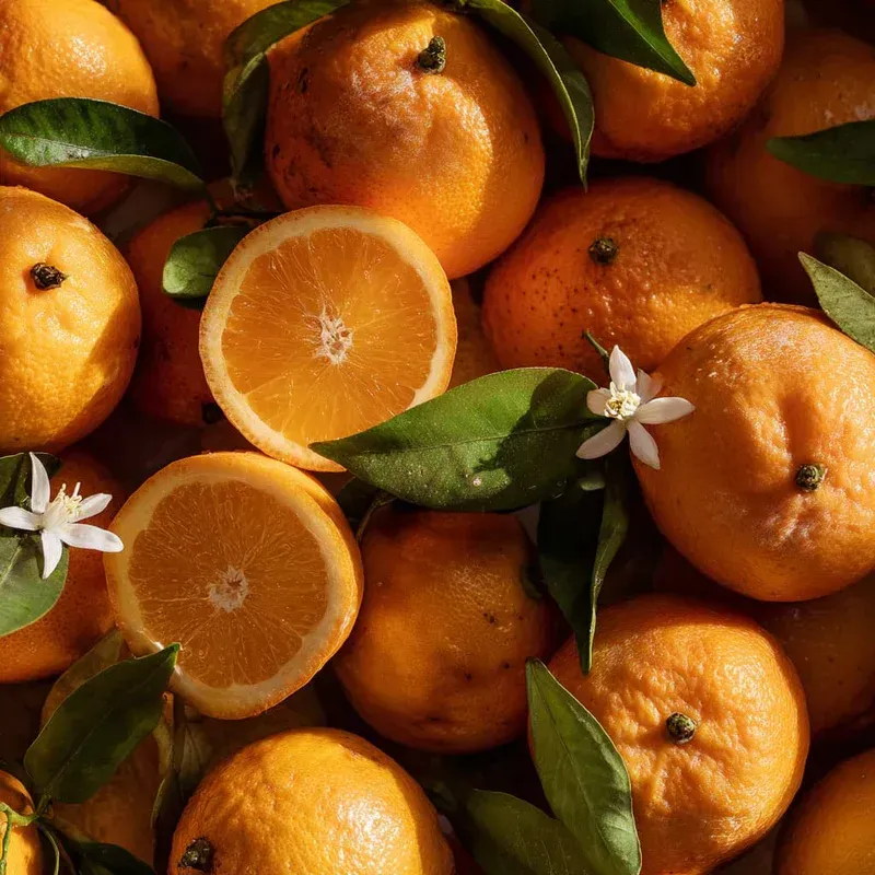 Frische sizilianische Vanille-Orangen