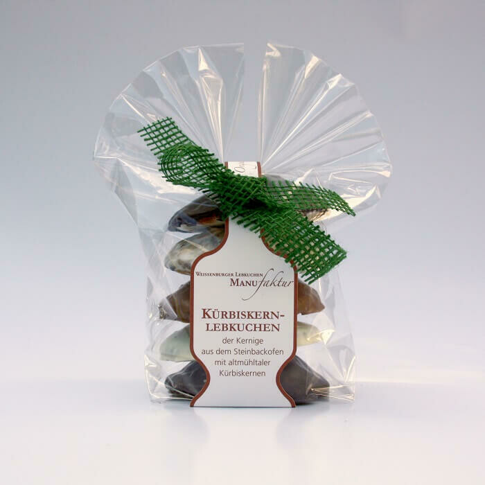 Kürbiskernlebkuchen gemischt 5-er Päckchen Kürbiskernlebkuchen gemischt 5-er Päckchen