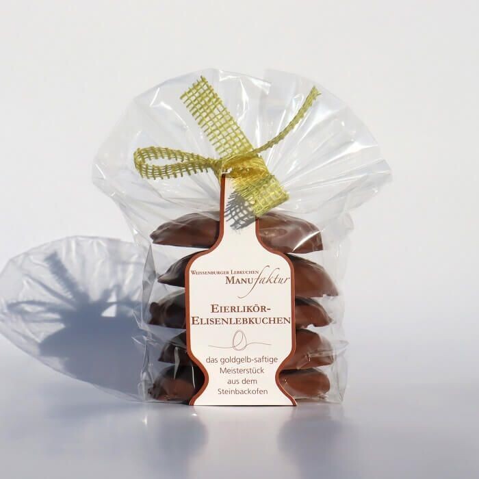 Eierlikör-Elisenlebkuchen Zartbitter 5-er Päckchen Eierlikör-Elisenlebkuchen Zartbitter 5-er Päckchen