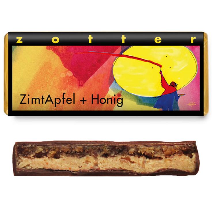 ZimtApfel + Honig  Inhalt 70g |  Zotter