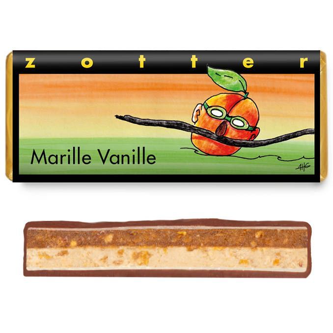 Handgeschöpfte Marille Vanille, alkoholfrei, 70g