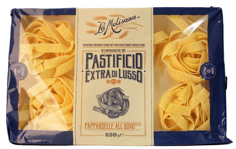 Pastificio Extra di Lusso Pappardelle all'Uovo N°205 250 g  Eierteigwaren aus Hartweizengrieß