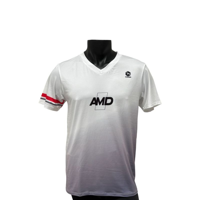 Playera AMD con manga para hombre