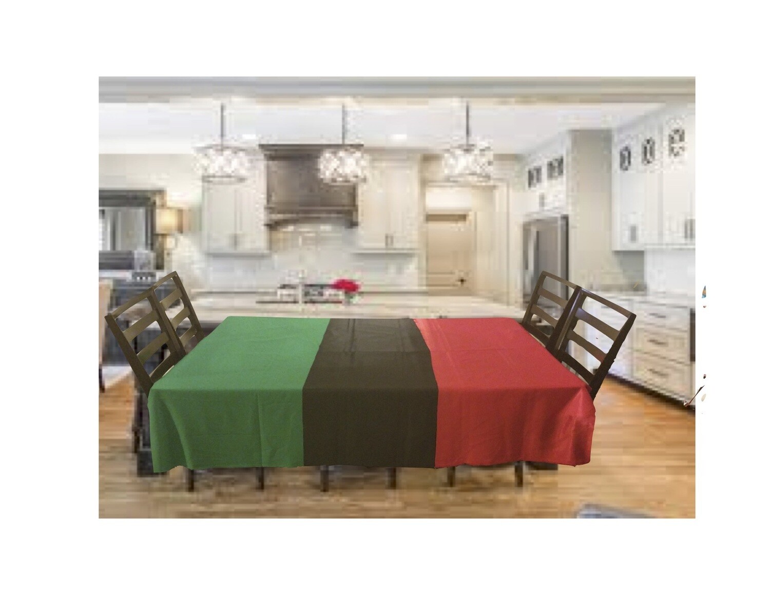 Pan African UNIA Flag Tablecloth