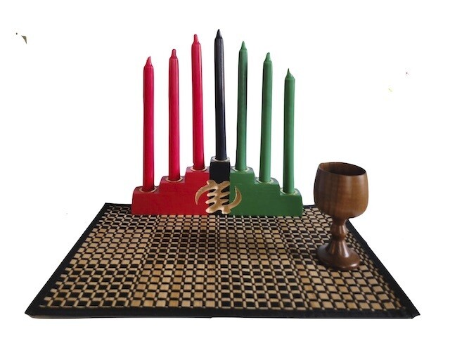 Traditional Kwanzaa Celebration Set- Adinkra Symbol "GOD IS SUPREME"