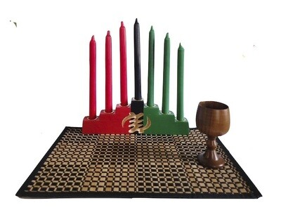 Kwanzaa Celebration Set- Adinkra Symbol &quot;GOD IS SUPREME&quot;-RBG