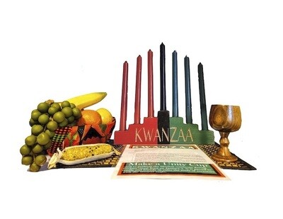 Kwanzaa Engraved Celebration Set (13 Piece)