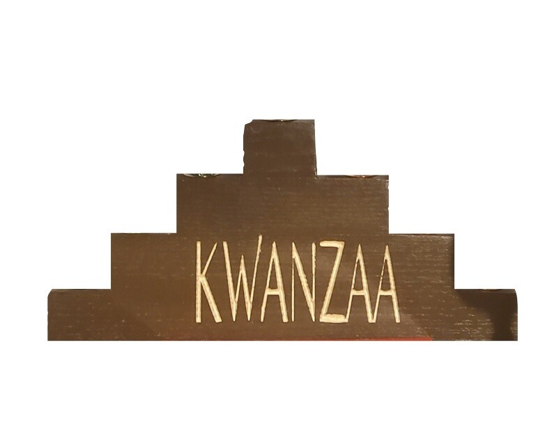 Kwanzaa Kinara- Brown